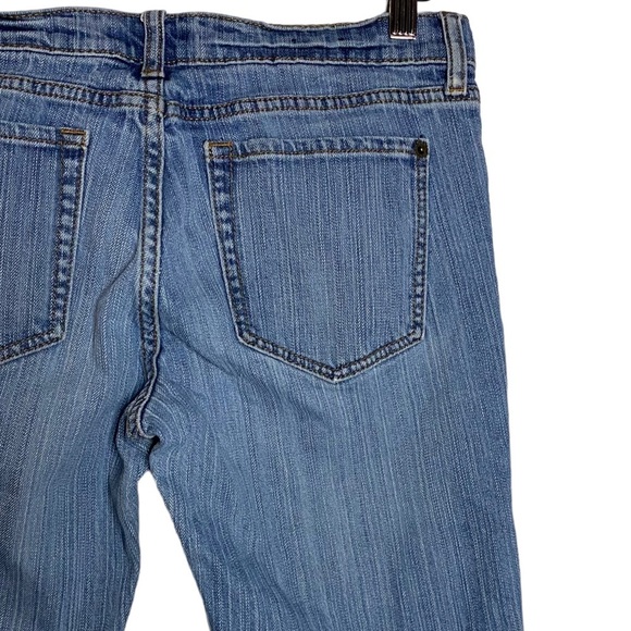 Banana Republic Factory Mid Rise Boot Cut Jeans Medium Blue Wash Denim 28 6 - Picture 11 of 16